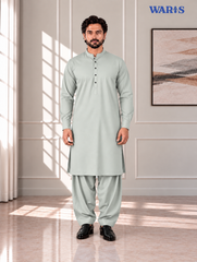 Soft Ivory White Premium Wash N Wear By Waris Waris Store