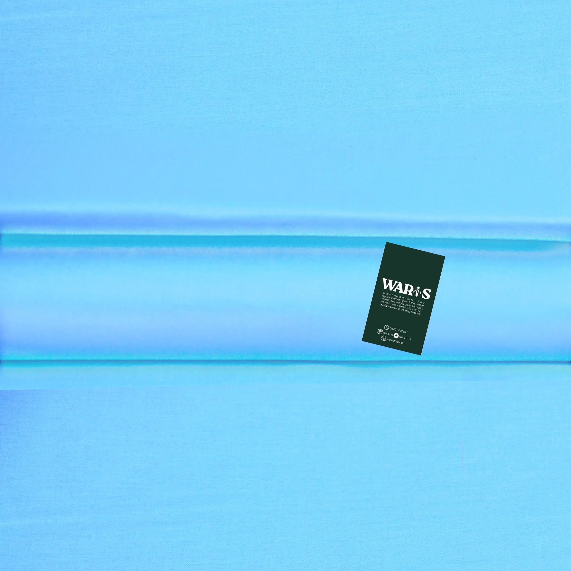Sky Blue Cotton By Waris Waris Store