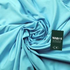 Light Aqua Premium Wash N Wear By Waris
