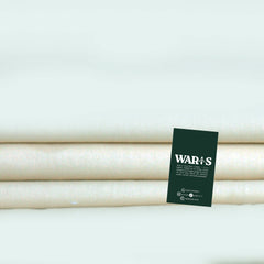 Soft Ivory White Premium Wash N Wear By Waris