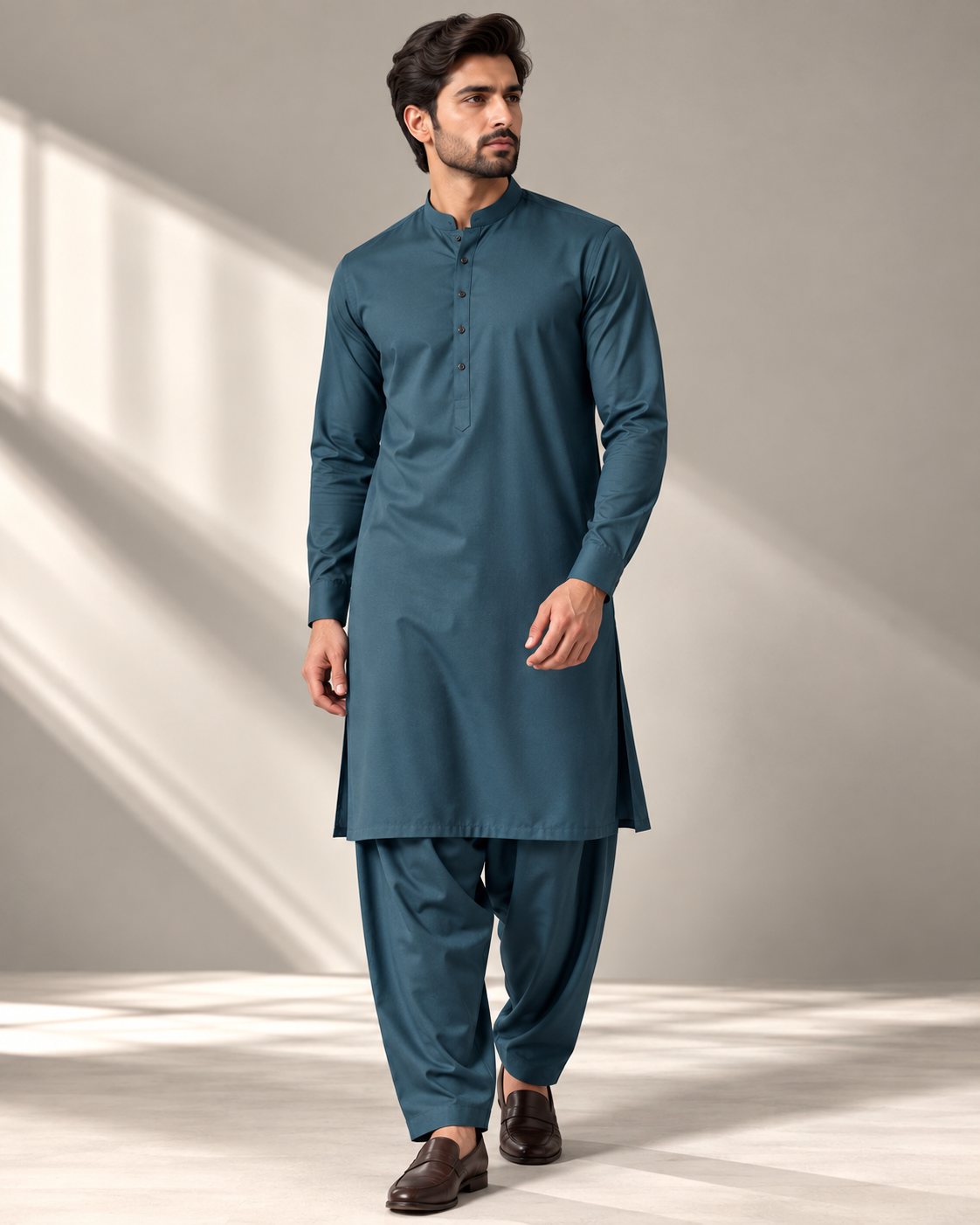 Slate tael wash n wash winter fabric