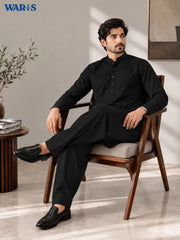 Jet Black Wash N Wear By Waris Waris Store