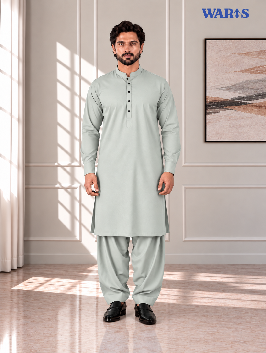 Soft Ivory White Premium Wash N Wear By Waris Waris Store