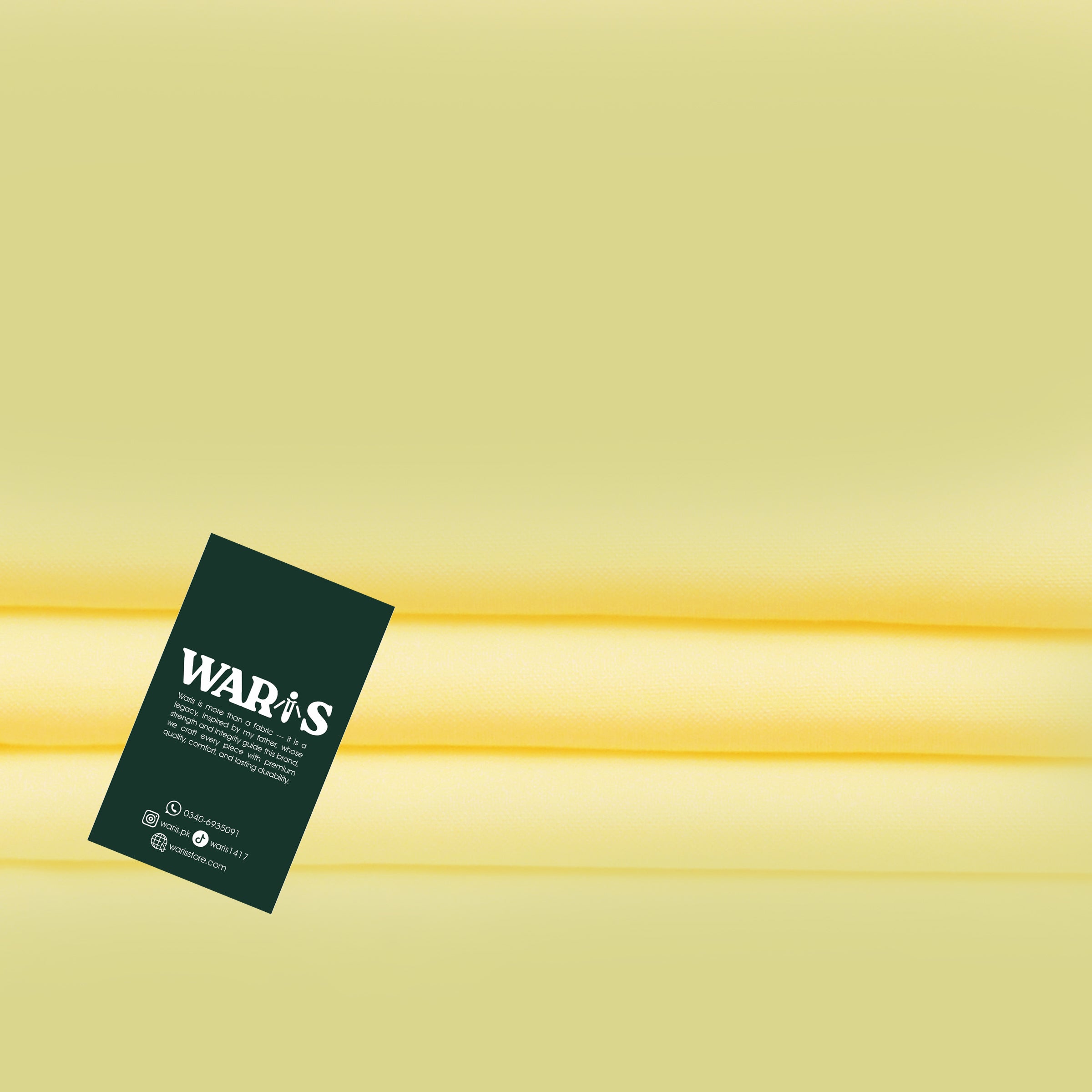 Butter Yellow Wash N Wear By Waris