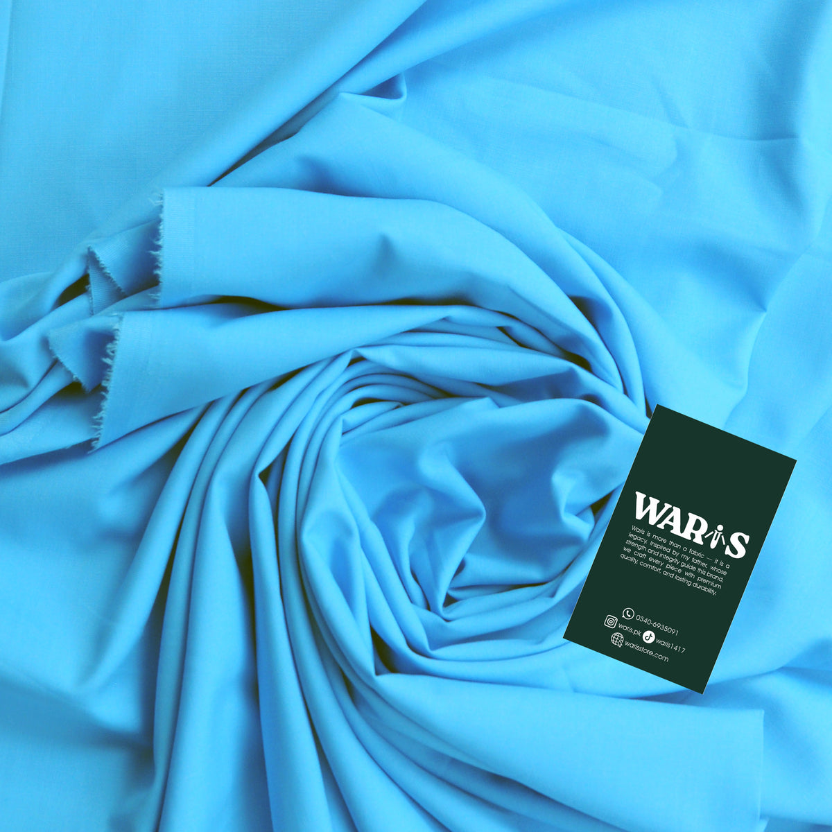 Sky Blue Wash N Wear By Waris