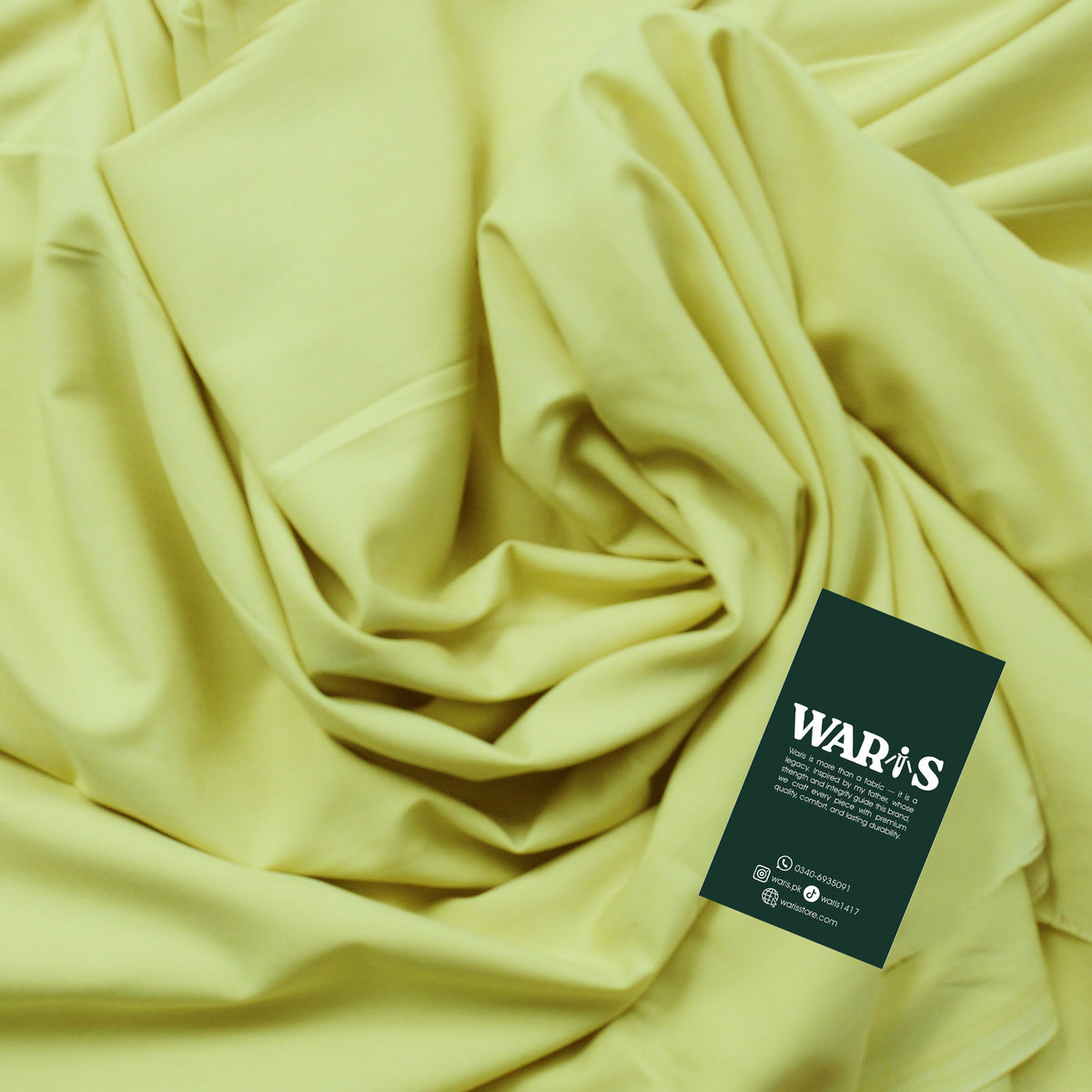 Light Olive Green Wash N Wear By Waris