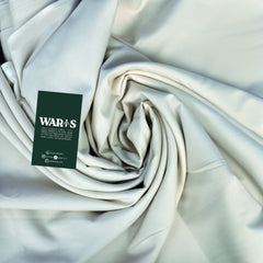Soft Ivory White Premium Wash N Wear By Waris