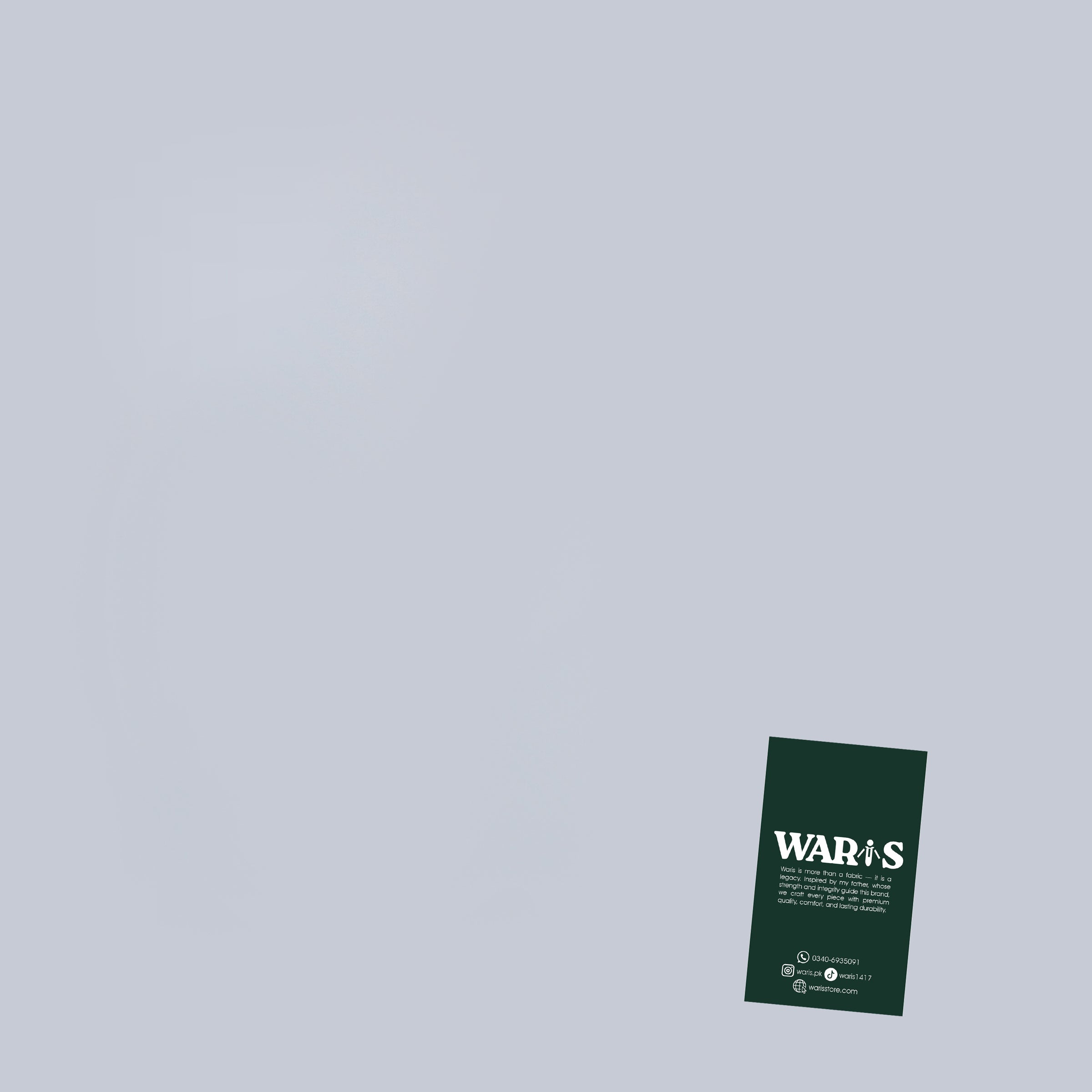 Pale Gray Premium Wash N Wear By Waris