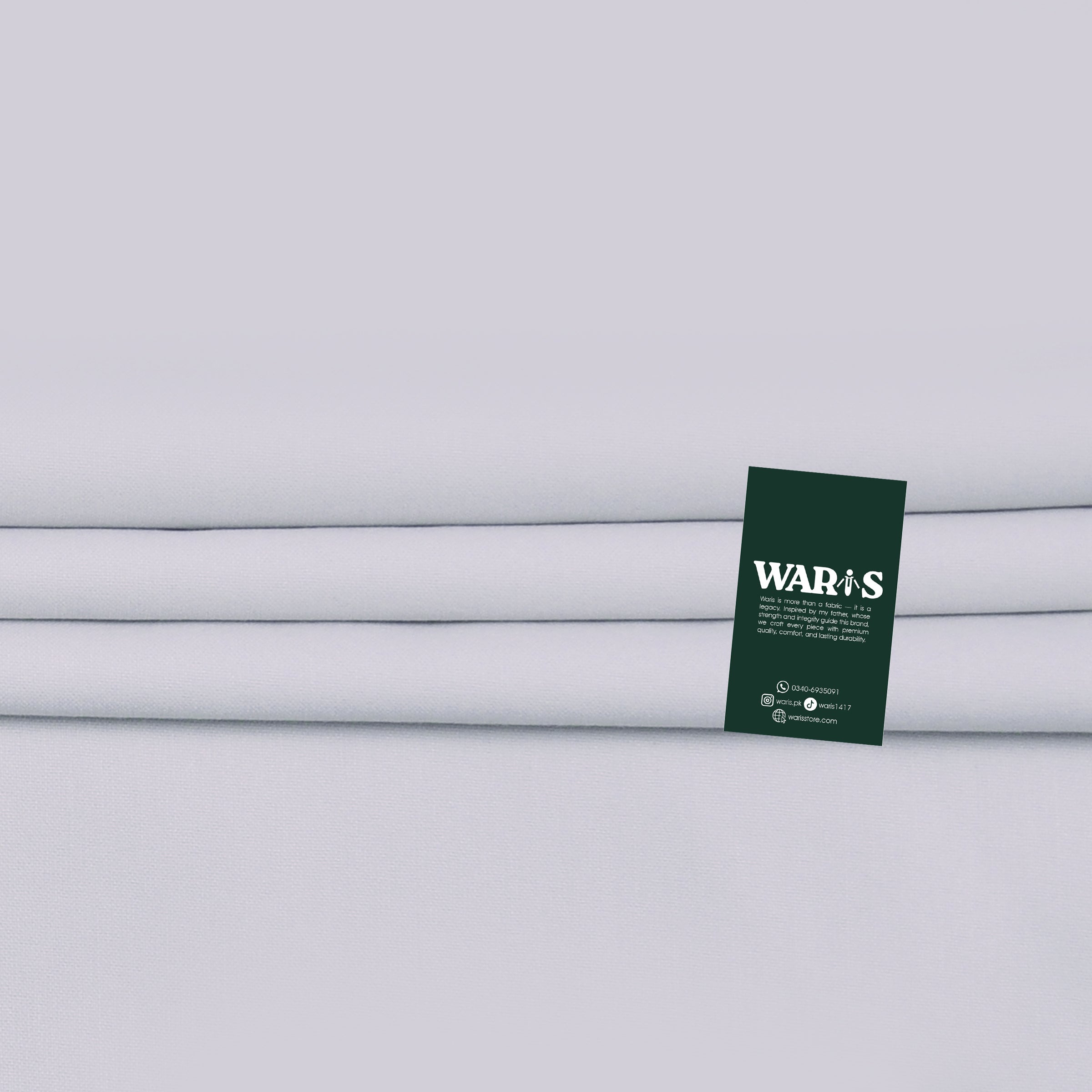 Pale Gray Premium Wash N Wear By Waris