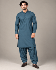 Slate tael wash n wash winter fabric